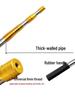 20cm Barbed Fish Spear with 2.5m Retractable Silver Embossed Net Pole
