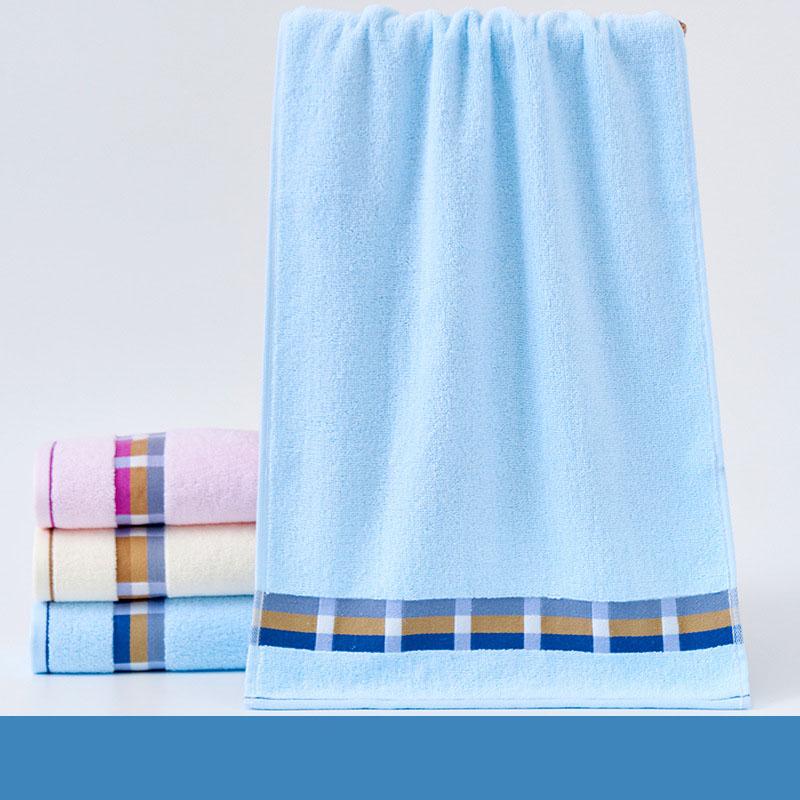 Pure Cotton Thick Absorbent Face Towel Large Size Home Bath Towel with Jacquard Patterns Quick Dry Soft Skin Friendly