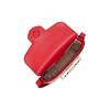 Michael Kors Hally Letter Buckle Solid Color Vintage Faux Leather Shoulder Crossbody Bag Mini Women Bags Red 32F1G2HC1L-602