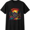Cottage In Woods Cottagecore Mens Womens T-Shirt Unisex Novelty Gift Tee Funny
