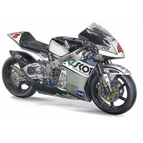 Hasegawa 1/12 Scale Scott Racing Team Honda NSR250RW 2009 WGP250 Champion Plastic Model Kit, BK1