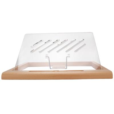 Tablet-Ständer mit Stifthalterung 5 Winkel-Einstellungen Holz Schreibtisch-Tablet-Halter zum Zeichnen Lesen Tippen