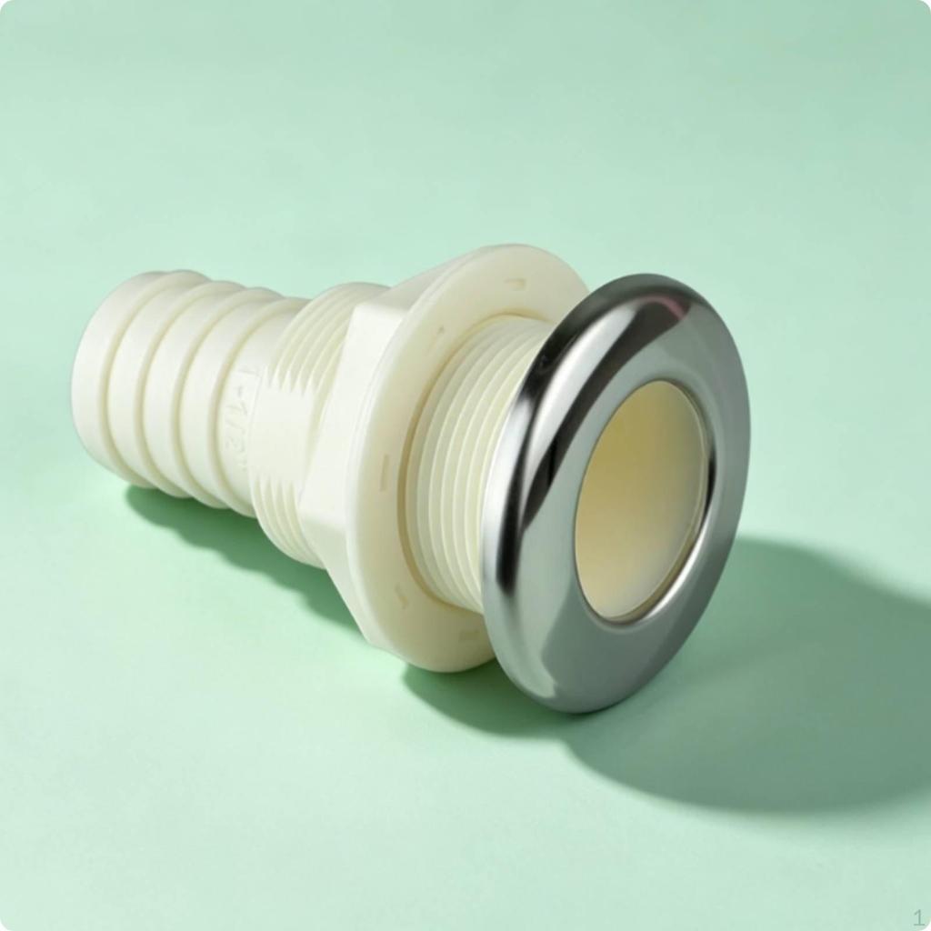 Boat Bilge Pump Drain Hose Fitting Stainless Steel Cap ThruHull Saltwater Resistant