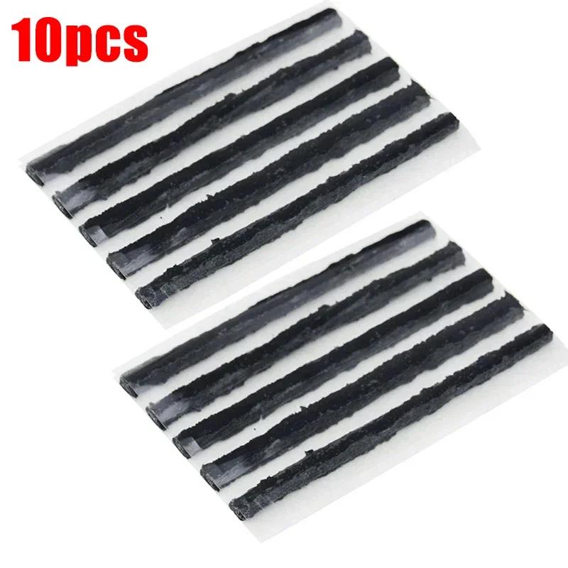 Car Tire Repair Tool Kit with Rubber Strips Tubeless Tyre Puncture Studding Plug Set Motorcycle Bike Truck Repair Accessories