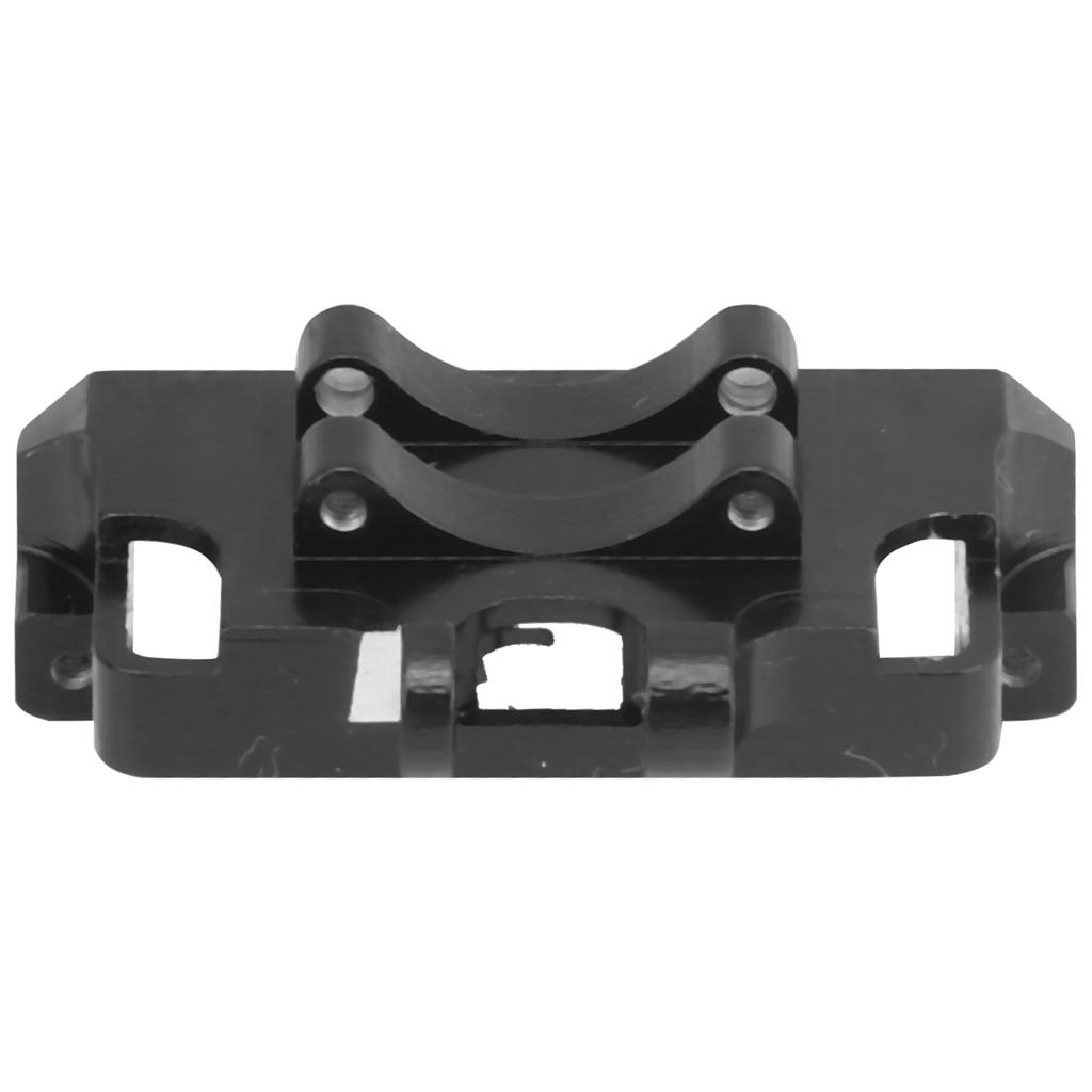 Aluminium Steering Gear Fixed Mount Servo Mount Bracket for Axial SCX24 90081 1 24 RC CarBlack