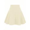 2026 Summer New Fashion Women's Solid Color Basic Skirt Casual Dailywear Regular-fit Woven Knee-length Skirts