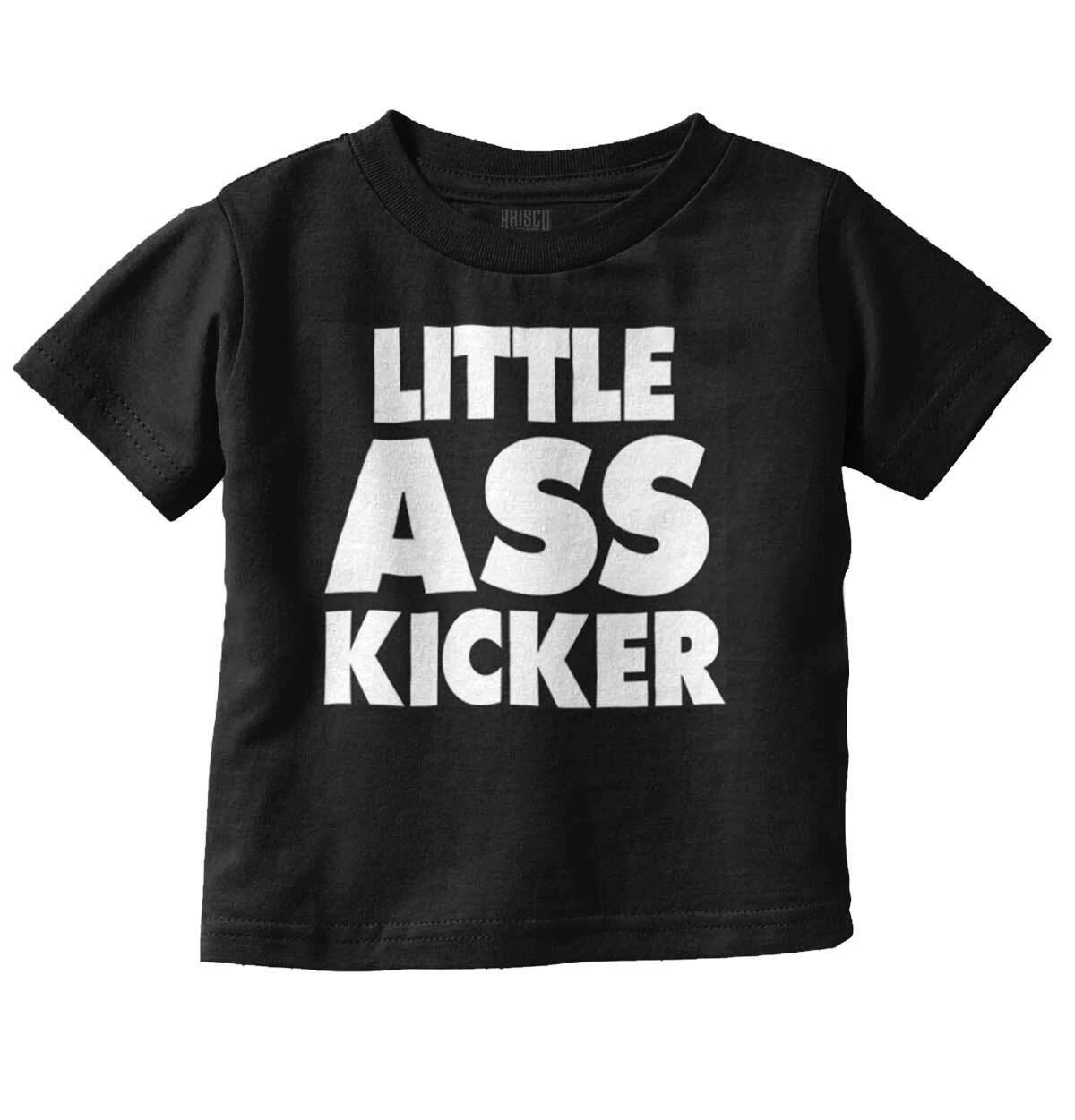 Little A** Kicker Funny Zombie Dead Walker Unisex Toddler Kids Youth T Shirt XL