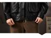 Men's High-End Retro PU Leather Motorcycle Jacket - Autumn Cool, Loose Lapel Coat