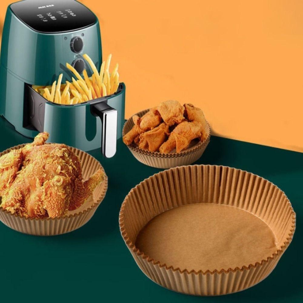 20/50/100Pcs Non-Stick Air Fryer Paper Oil Proof Frying Paper  for Steamer Muffin Cupcake