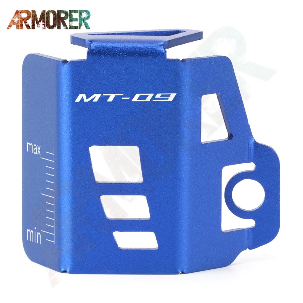 Motorcycle Accessories For YAMAHA MT09 MT 09 MT-09 FZ09 FZ 09  Rear Brake Fluid Reservoir Guard Cover Protector 2015 -