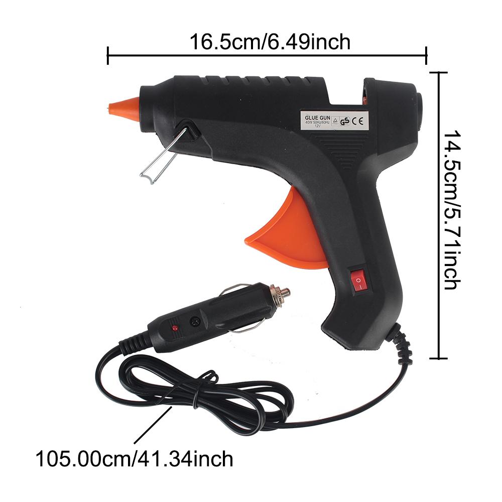 Quick Paintless Repairing Universal 12V 40W 5PCS 11mm Glue Sticks Car Dent Repair Tools Cigarette Light Plug Glue Gun