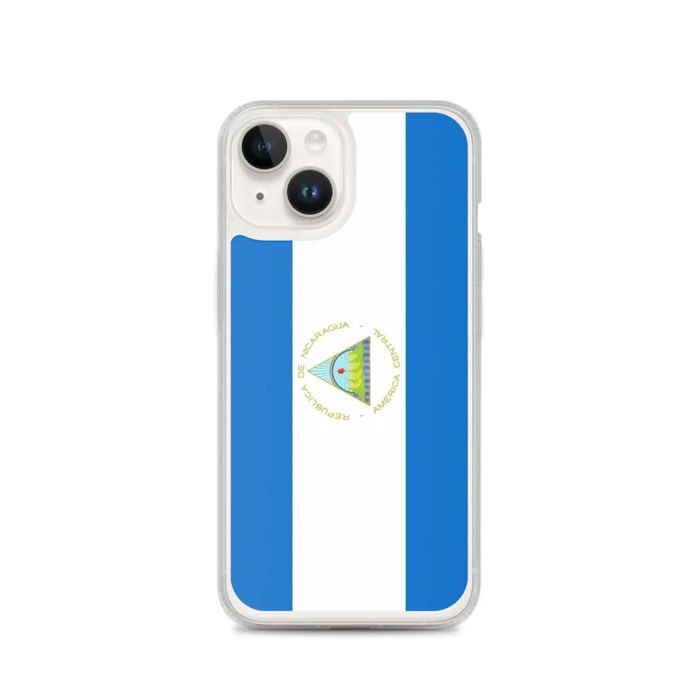 Coque Télephone Drapeau Nicaragua - iPhone 14