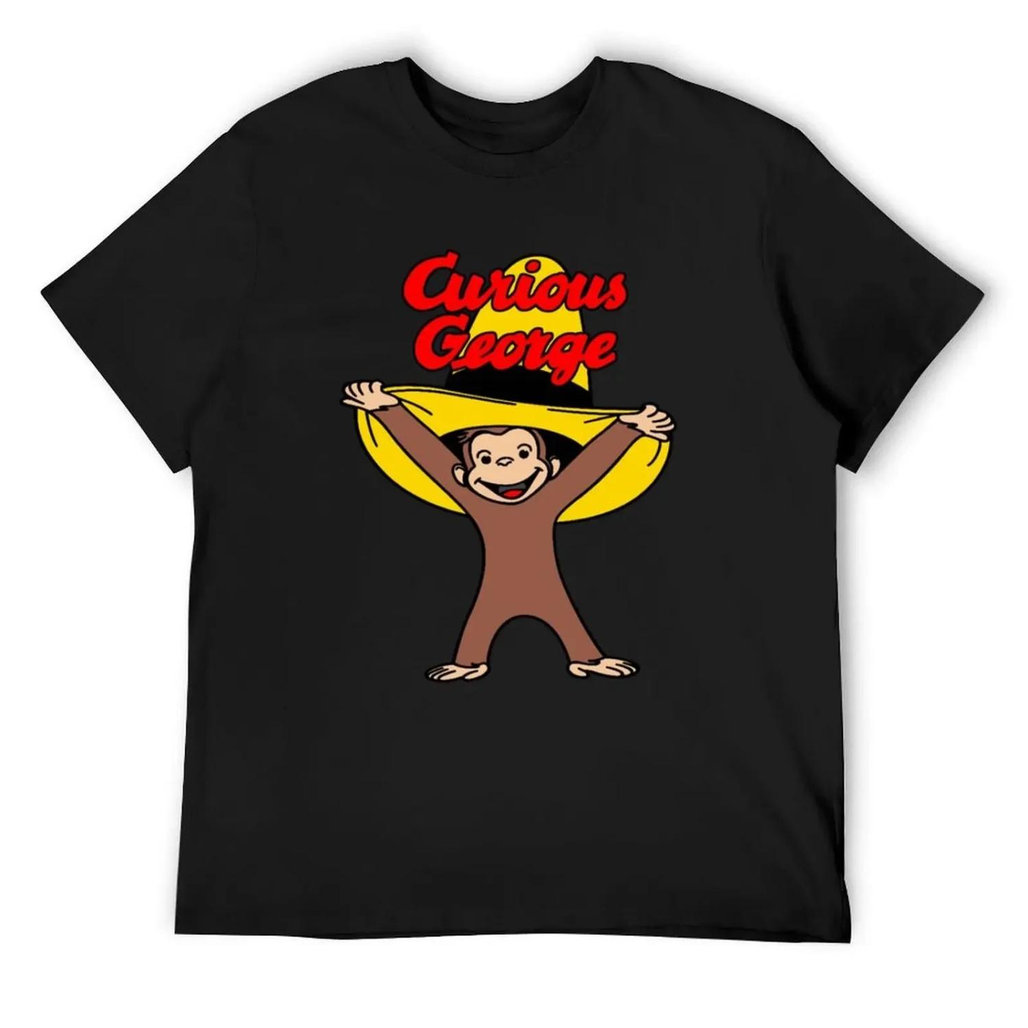 

Curious George In The Yellow Hat T-Shirt customs new gifts and t-shirts cute clothes funny costumes shirts men graphic S