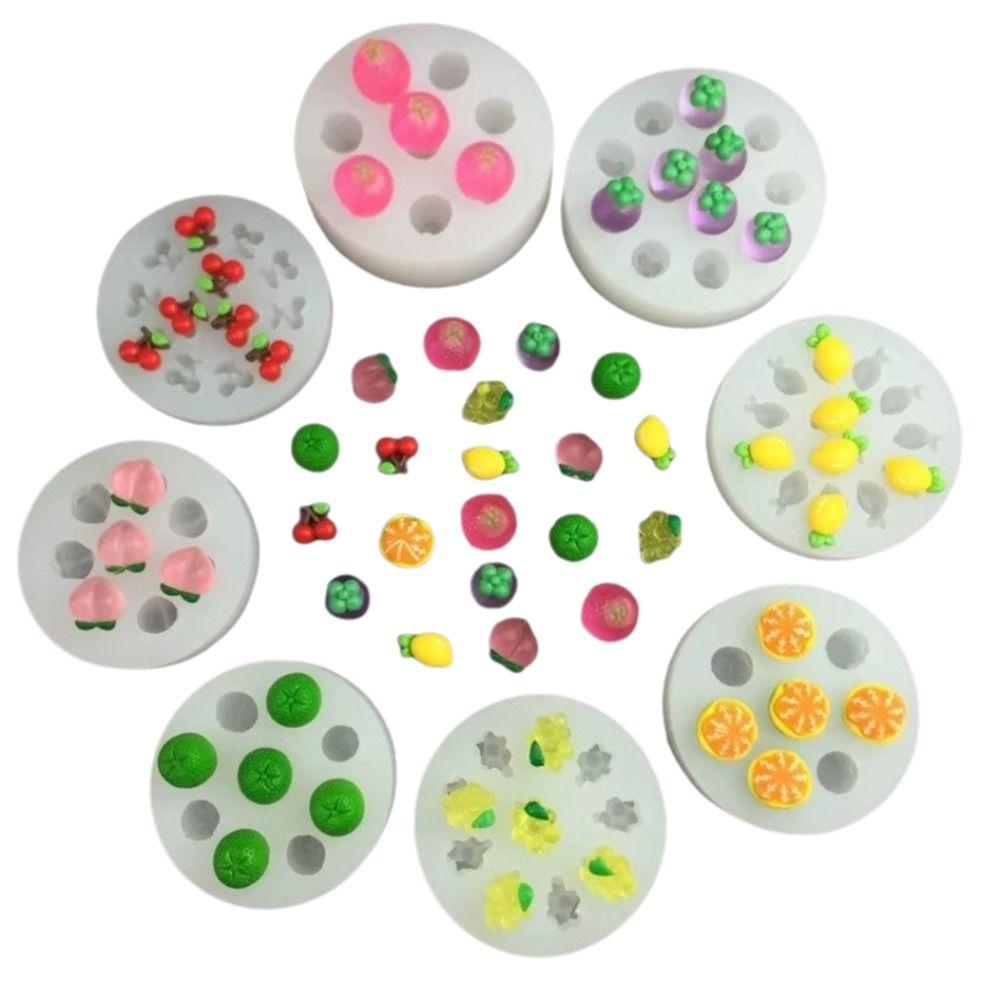 Silicone Fruit Gummy Cake Mold Safe Chocolate Mold New Baking Cake Decoration Tool Fondant Craft