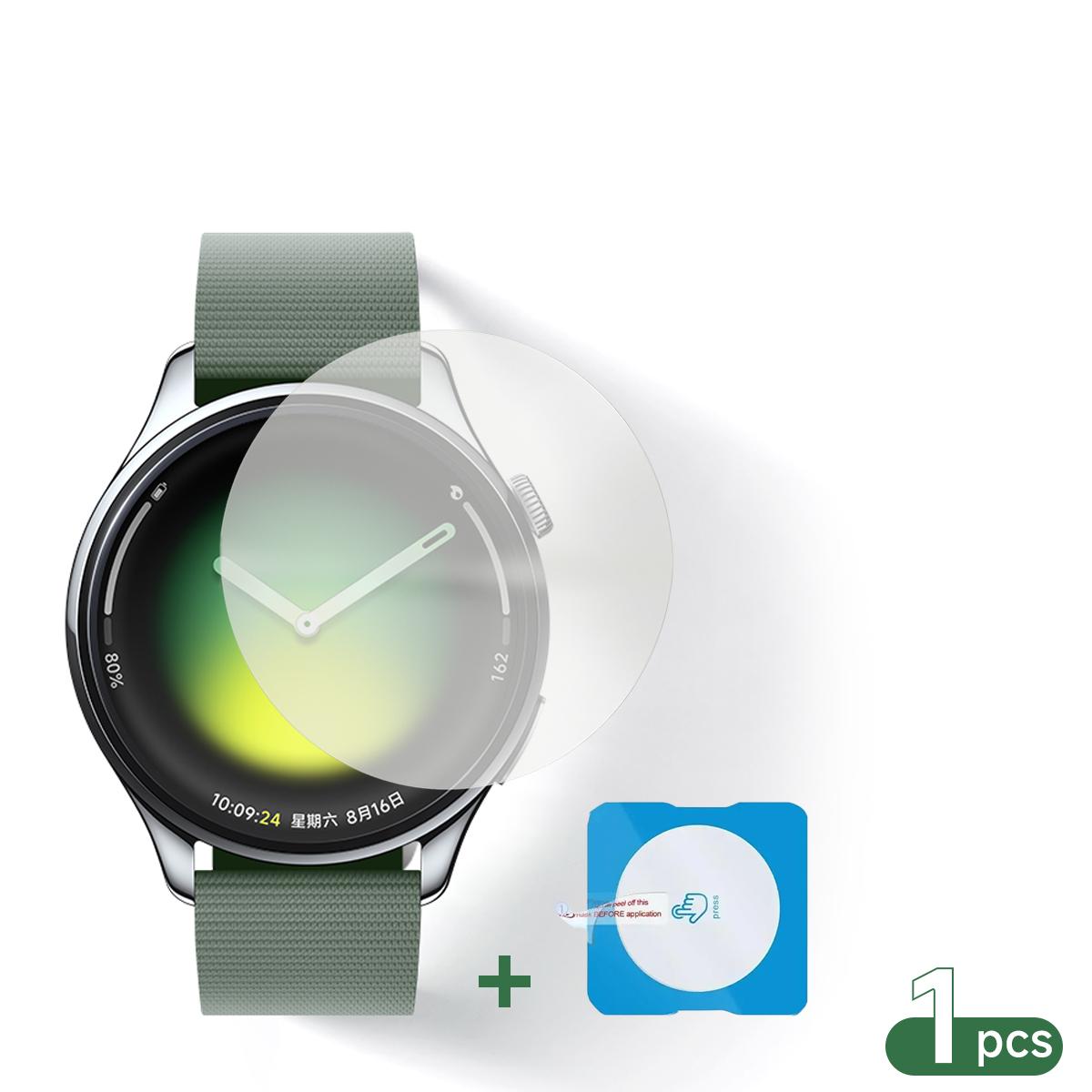 

1-5 шт. Премиальная защитная пленка для экрана для Xiaomi Watch 5 Закаленное стекло с набором для автоматической установки Аксессуары For Xiaomi Watch 5