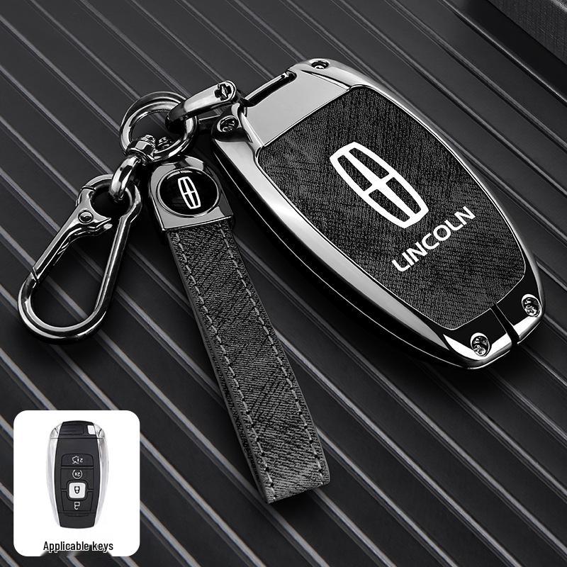 Lincoln Adventure Key Case: Fits Navigator, Aviator, MKZ, Continental, MKC, MKX Models