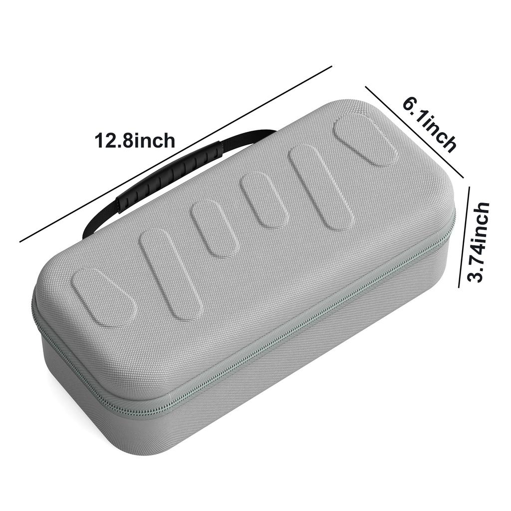 Shock-Absorbing EVA Hard Case for ROG Xbox Ally/ X Accessories Double-Zipper Compartment Handheld Portable Travel Carrying Pouch