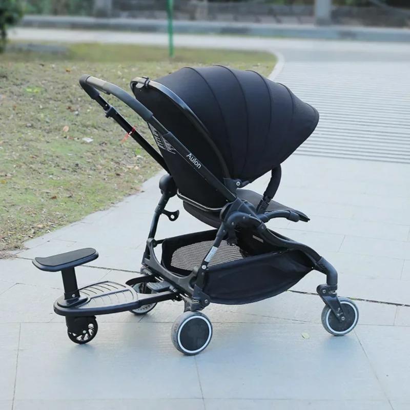 Universal Strollers Step Board Adapter Seat Second Child Jogger Twins Scooter Baby Pram Hitchhiker Bumper