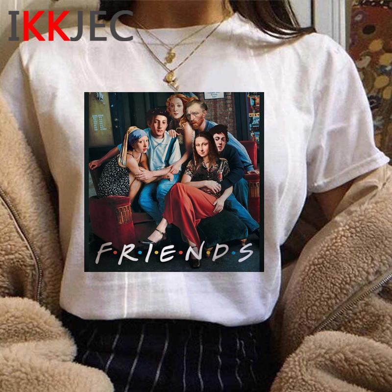 Vintage Aesthetic Mona Lisa Tshirt For Unisex Funny Cartoon Design Harajuku Graphic Fashion Ladies Streetwear Top