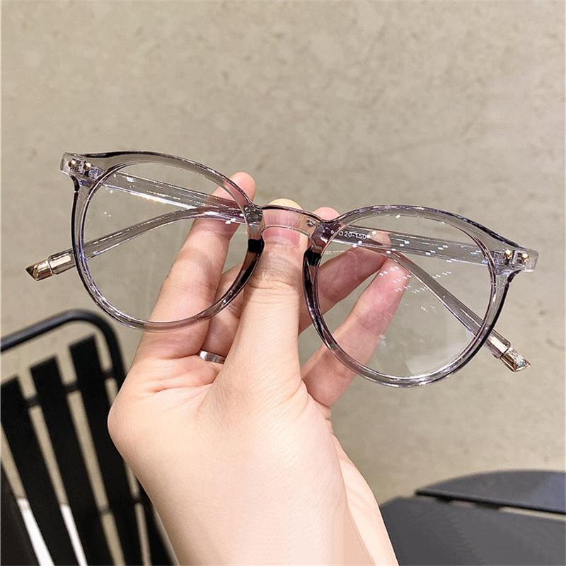 Unisex Vintage Round Optical Glasses Frames Anti Blue Light Eyewear Transparent Spectacle High Quality for Women Men