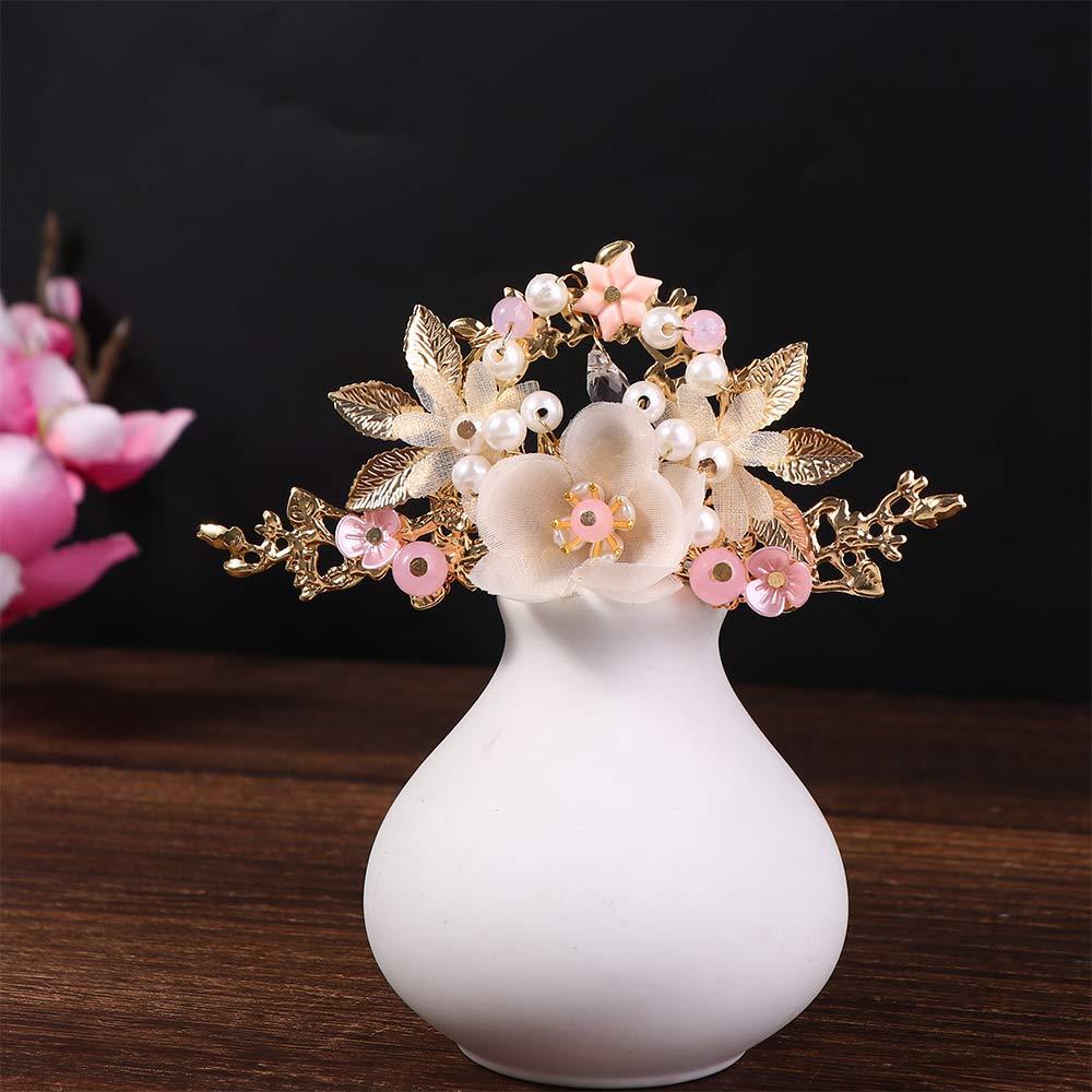 Girls Women Long Fashion Tassel Chinese Flower Hanfu Hair Stick Earrings Hair Comb Headwear Sets