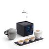 Portable Ceramic Gaiwan Travel Tea Set