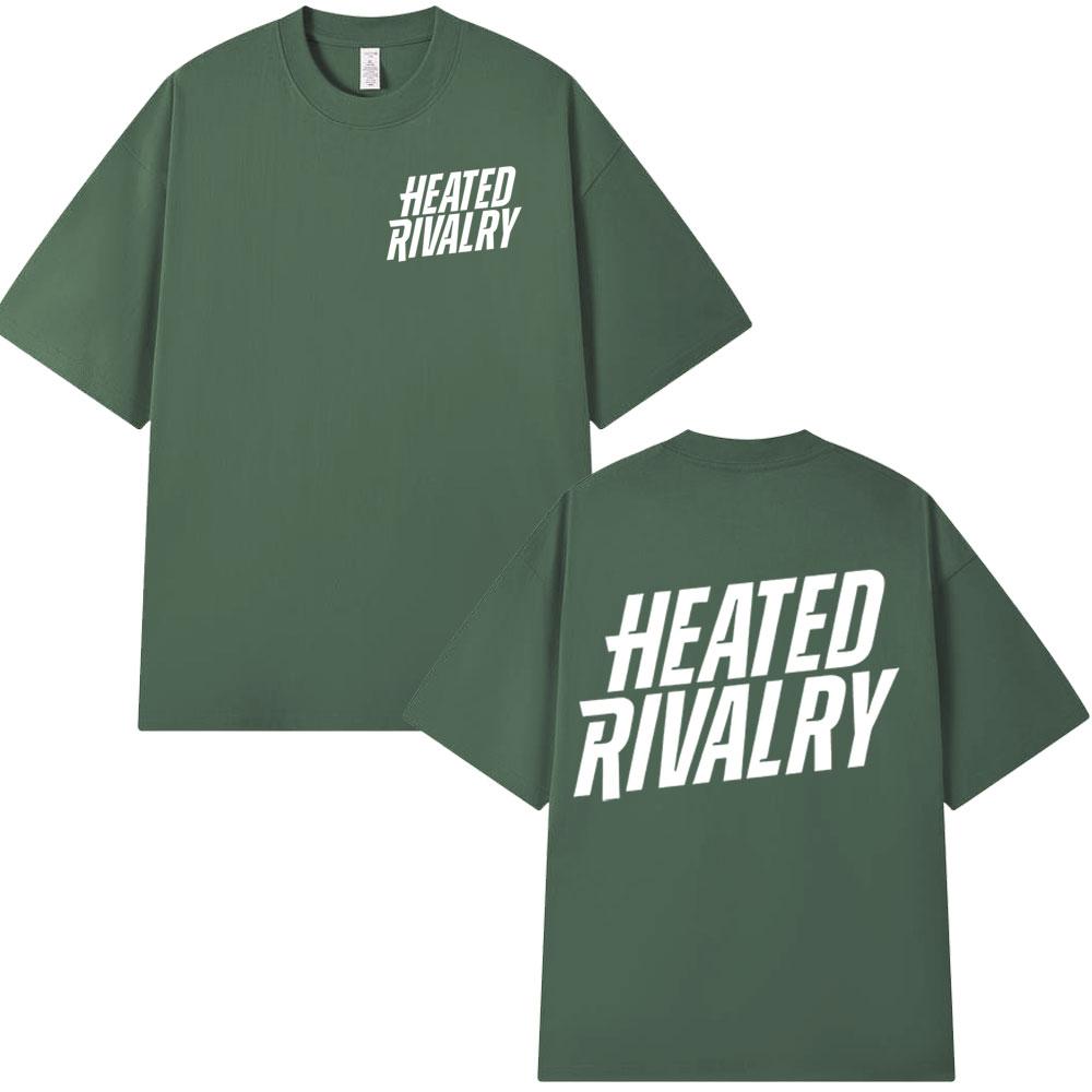 TV Series Heated Rivalry Logo Print T-shirts Women Fashion Vintage T Shirt Cotton Casual Short Sleeves T-shirt Streetwear