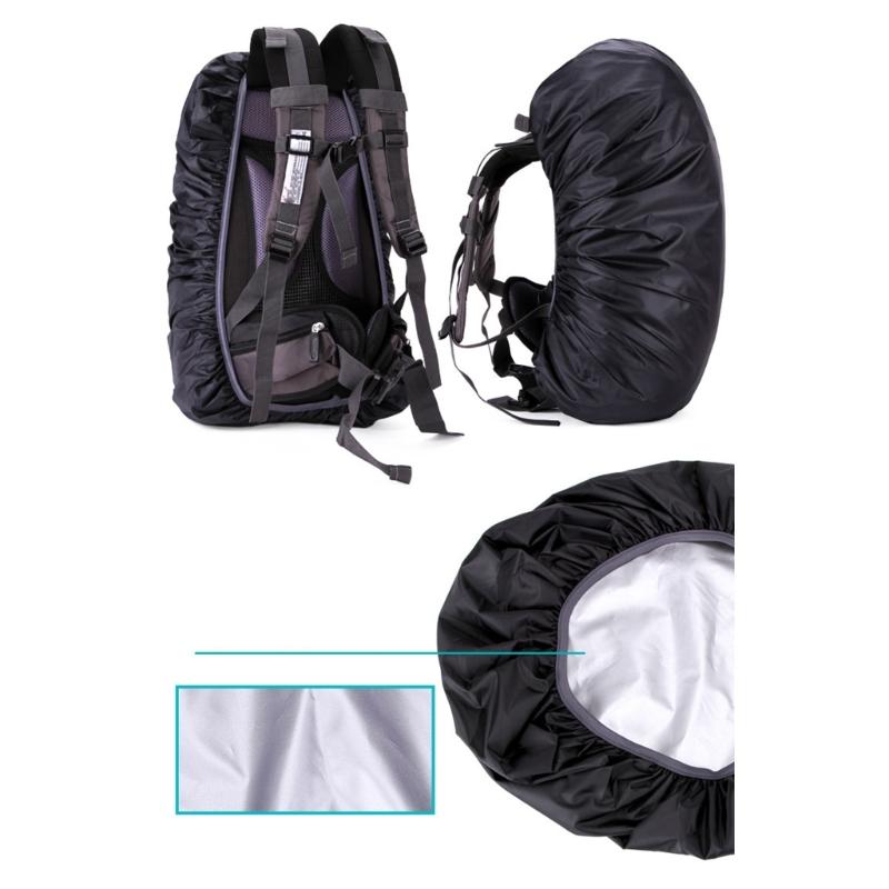 Water Resistant Backpack Rain Cover for School Bag 35/60L Antislip Elastic Edge Rucksack Cover for Hiking Camping Travel