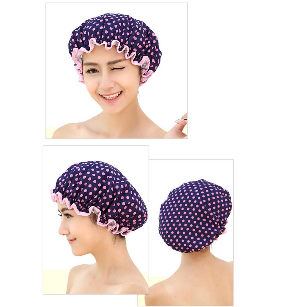 Buy Women Shower Caps Colorful Bath Shower Hair Cover at affordable