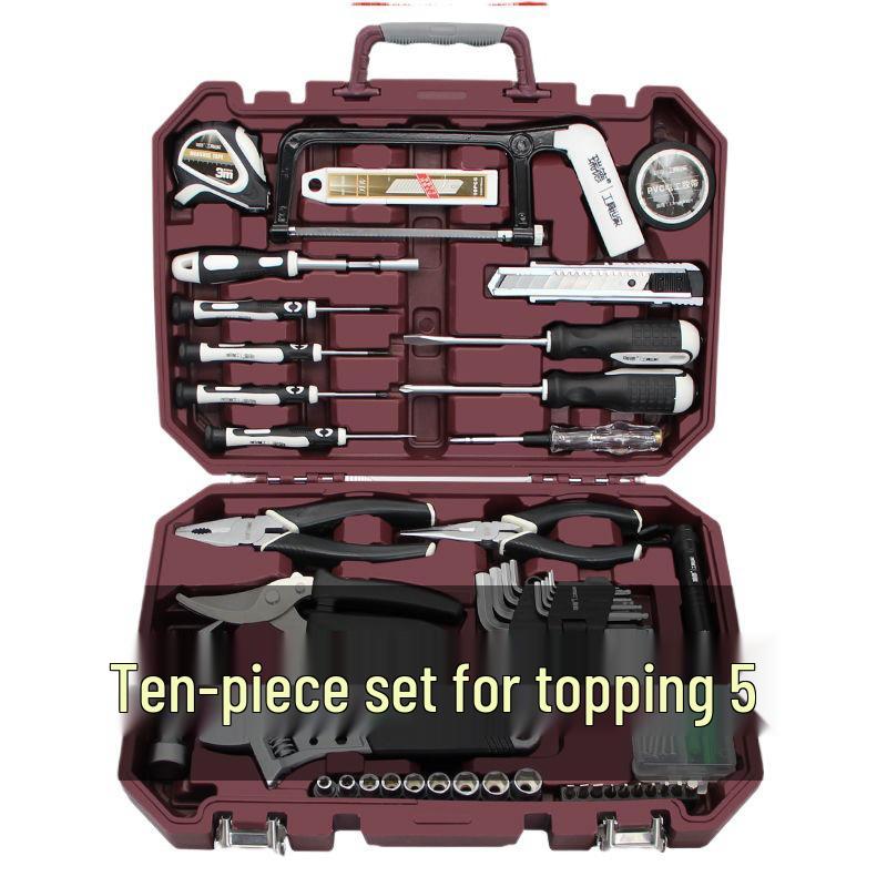 100-Piece Electric Drill & Tool Set with Carrying Case - Essential Household Kit with Free Shipping