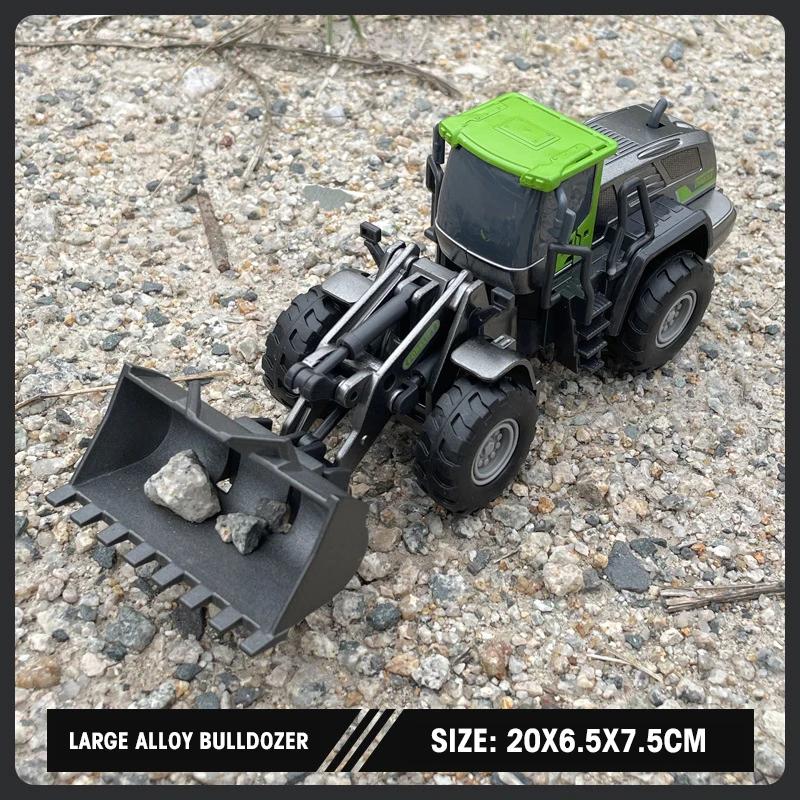 Non-Toxic Diecast Engineering Vehicle Model Simulation Alloy Mixing Crane Fall-Resistant Children Toy Set Toys For Children Gifts