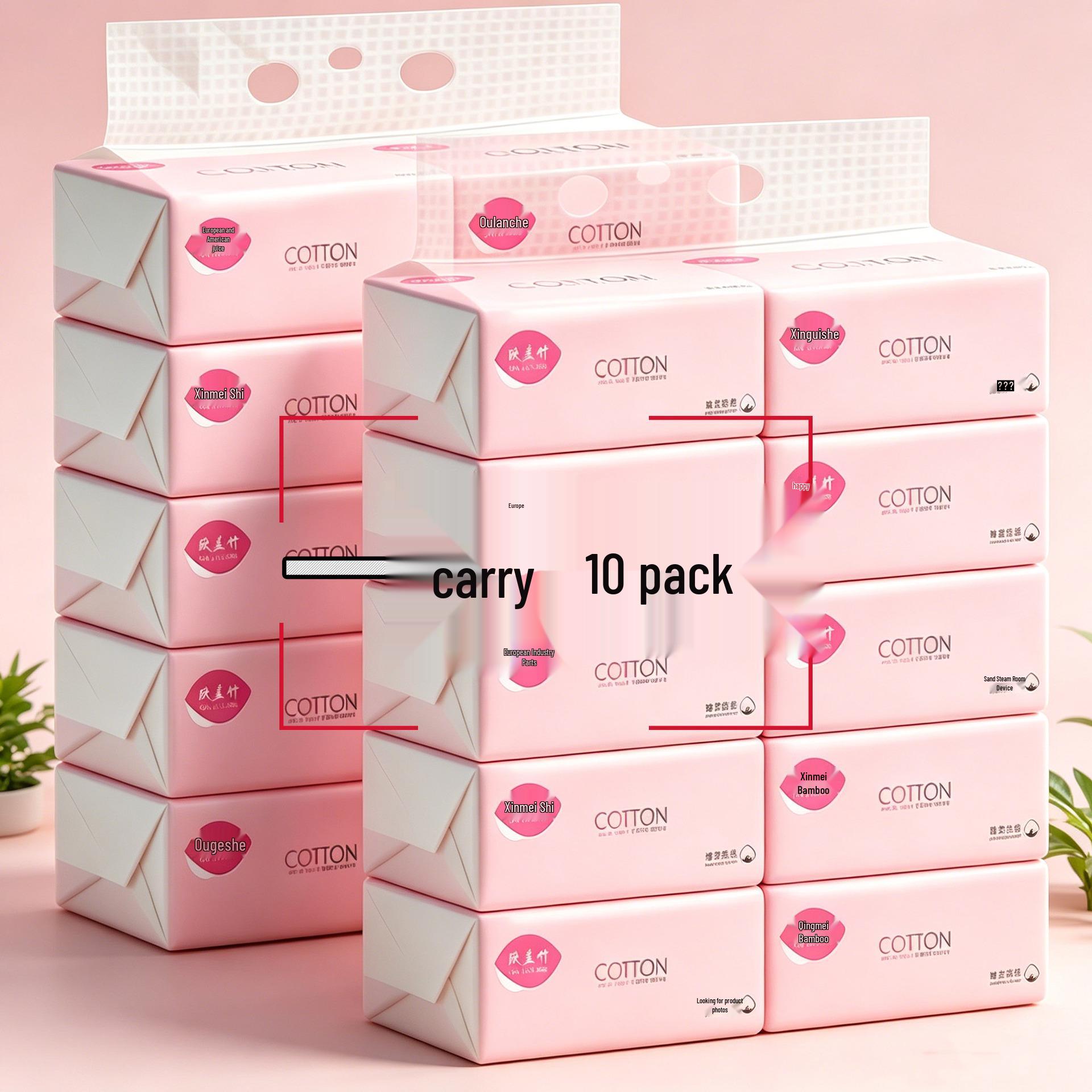 Pack of 10 Portable Toilet Tissues - Free Shipping Gift Promotion Pack of 10