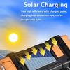 Portable Powerful USB Charging Flashlight Solar LED Light 4 Gear Mode Lighting for Outdoor Camping Tourism Climbing and Hiking
