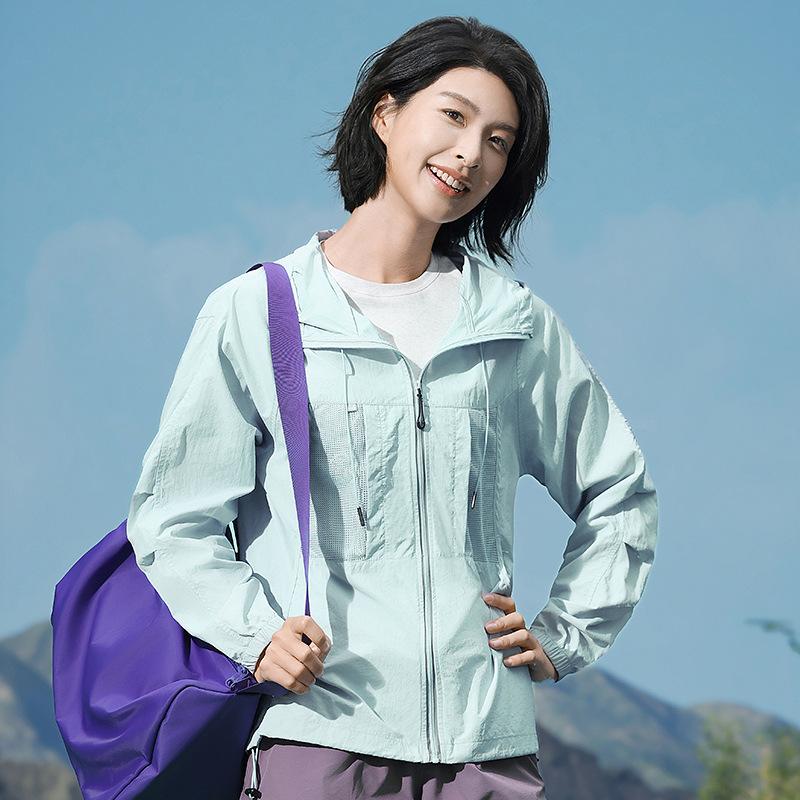 Original Yarn Couple Sunscreen Skin Clothes High Quality Thin Breathable Outdoor UV Protection Men's and Women's Quick-drying Jackets
