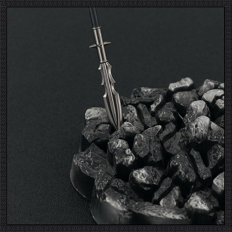 [Nekogamiyama] Romance of the Three Kingdoms General Hero Weapon Jiang Wei Boyue Spear Total Length 22cm  Miniature Figure Collector Interior