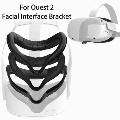 Facial Interface Bracket for Meta/Oculus Quest 2 Replaceable PU Foam Face Pad Cover Frame Sweatproof & Comfortable for Quest 2