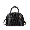 Women's Fashion New Crocodile Pattern Shell Versatile Shoulder Underarm Bag Ladies Handheld Purse Shell Mini Handbag