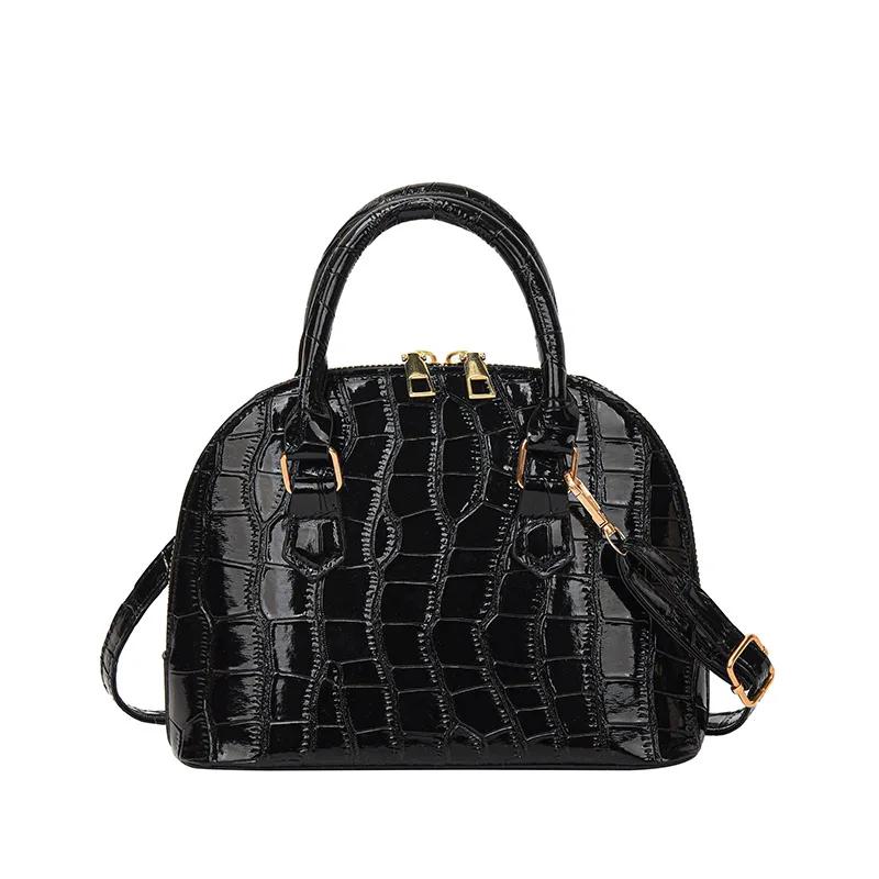 Mini Bag for Women Portable Bag Crocodile Pattern Versatile Shoulder Armpit Bag New Fashion Ladies