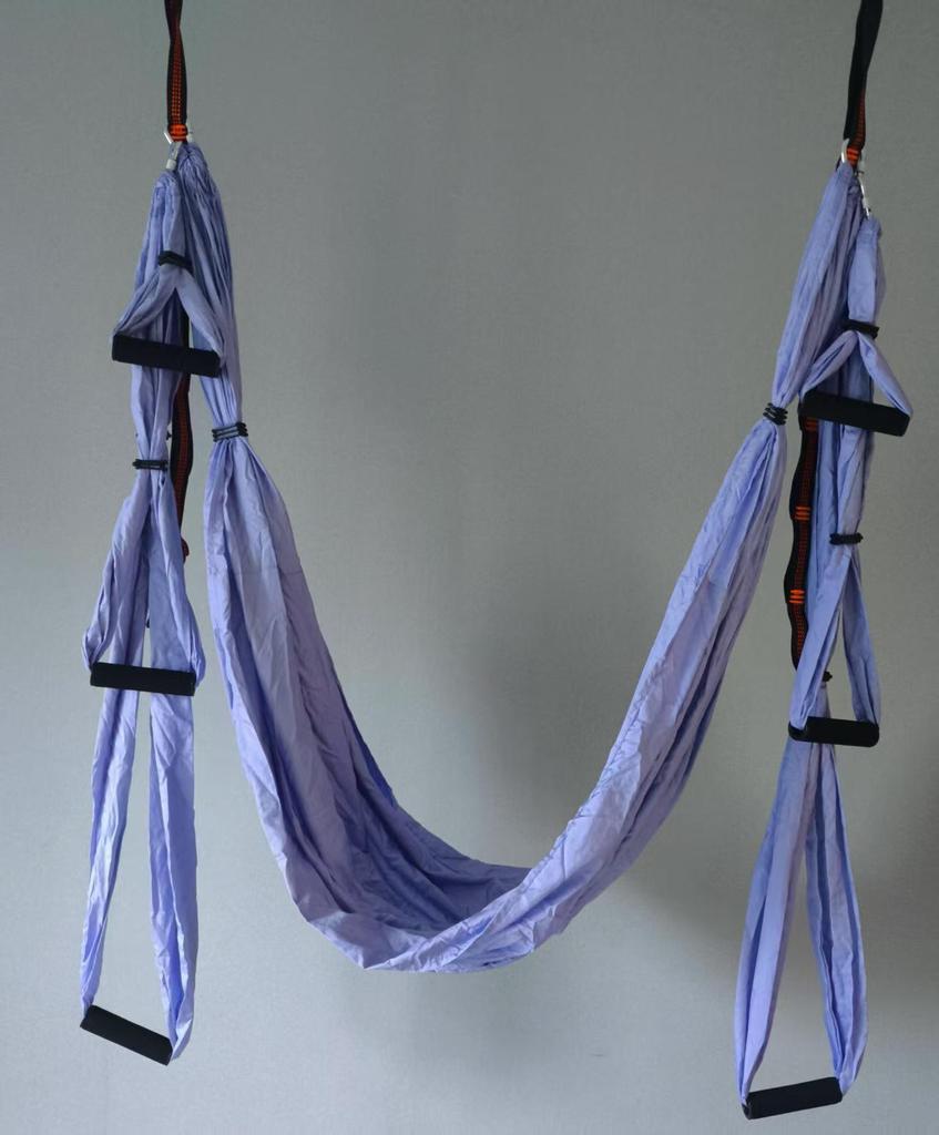 Sada hamaky pro aerial jógu: 6-úchytkový neelastický nylon pro inverzi a fitness