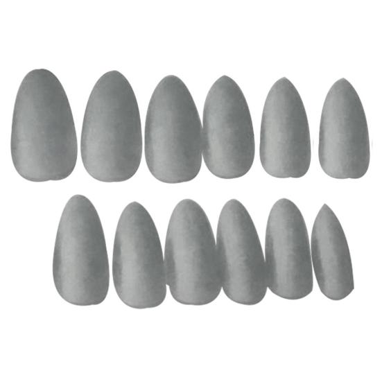 15 Colors 24Pcs Matte Tip Fake Art Nails Full Cover Grinding Faux Fingernails