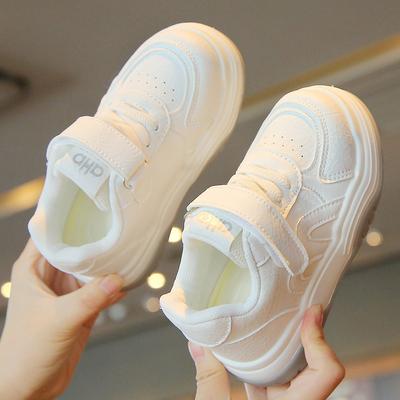 Children's White shoes2026New Spring and Autumn Boys' Sports Shoes, Trendy Girls' Casual Shoes, Soft-Soled Baby Sneakers