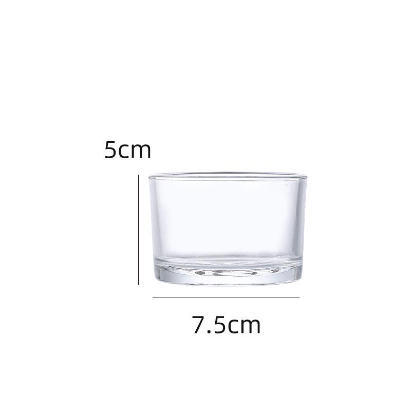 Elegant Transparent Glass Aroma Candle Holder