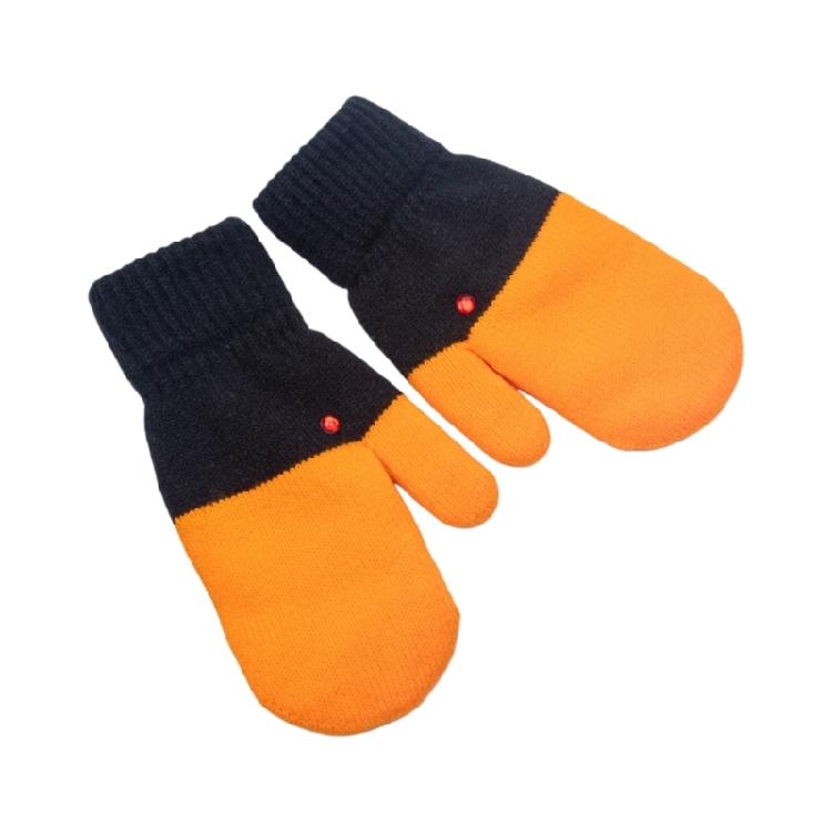 

Thickened Winter Mittens All Hand Protection Knit Gloves Geese Design Gloves Handwear All Age Outdoor Activity Essential чорний