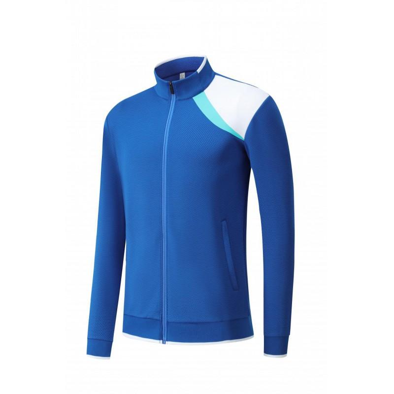 Unisex Sportswear Set Basketball Training Running Soccer Coaching V-Neck Long Sleeve Tracksuit