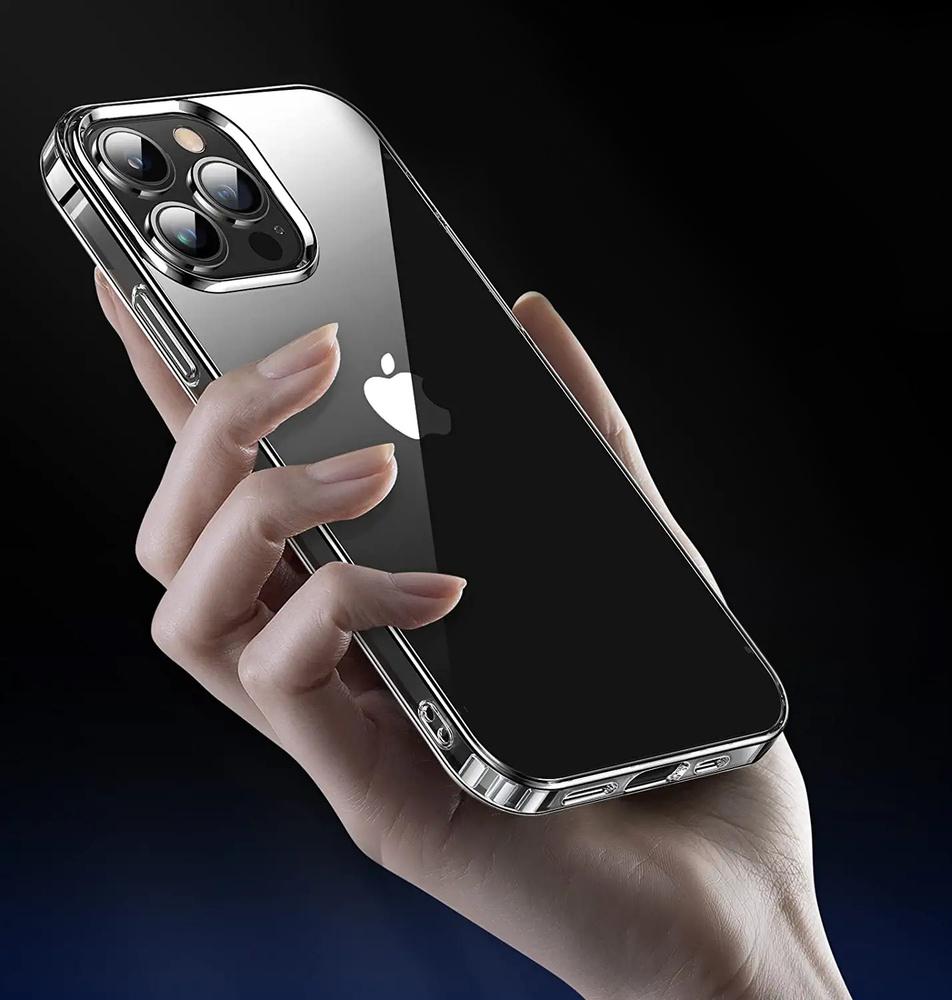 Hybrid case for iPhone 14 Pro, Ultra Clear