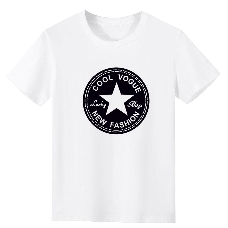 Men's Short Sleeve Summer Men's Short Sleeve Cotton T-Shirt Printed Trade Men's T-Shirt