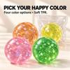 Sensory Fidget Ball Quick-rebound Squeeze Toy Round TPR Fidget Toy  Desktop Gift