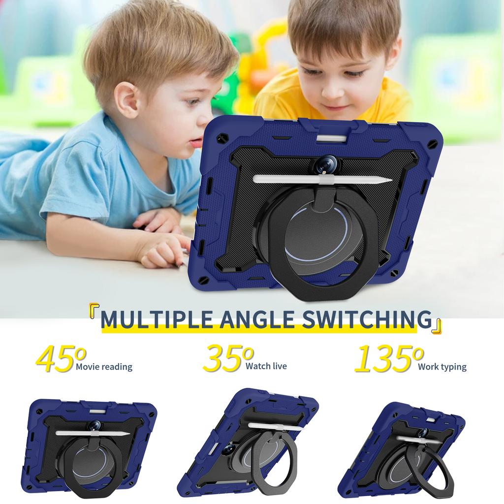 Armor Rugged Tablet Case For OnePlus Pad 2023 11.61 inch Heavy Duty Stand Cover With 360 Rotating Handle Grip Shockproof Protect