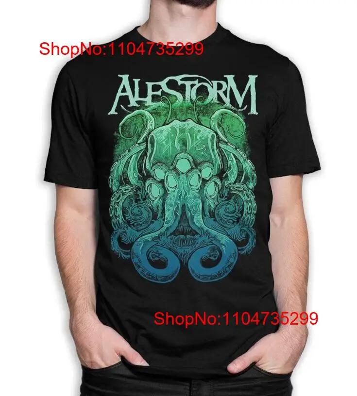 Alestorm Band Kraken T Shirt Vintage Casual Graphic Fashion Comfortable Top For Everyday Wear Soft Stretched Slightly