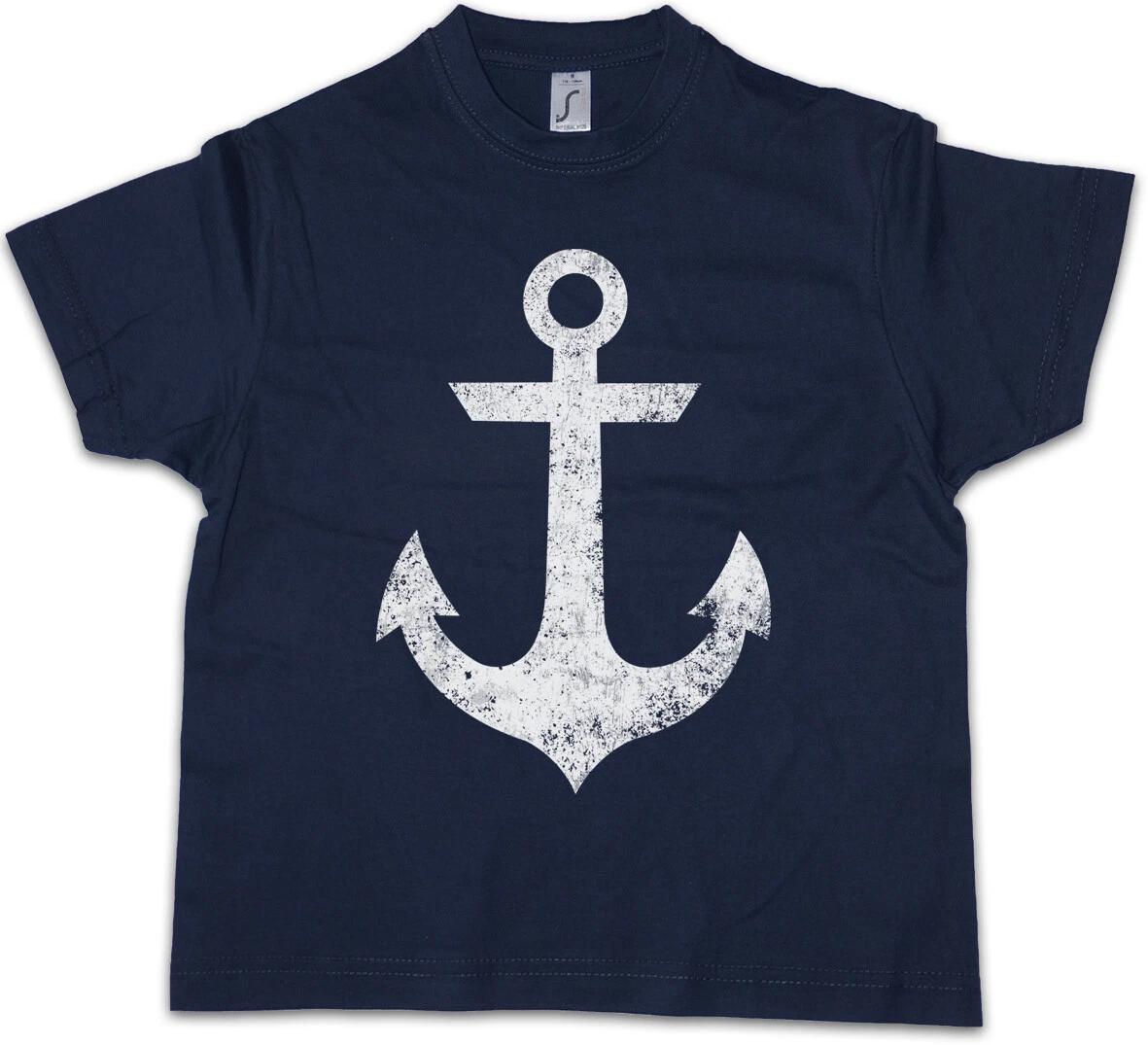 ANCHOR LOGO III Kids Boys kids boys T-Shirt Sailor Nautical Tattoo Star Anchor 100